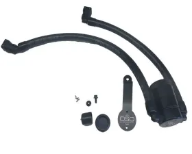 J&L 3.0 Clear Anodized Oil Separator (Driver Side) Ford Mustang GT | Mach I 2018-2022