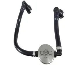 J&L 3.0 Clear Anodized Oil Separator (Passenger Side) Ford Mustang GT | Mach I 2018-2022