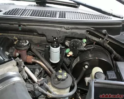 J&L Driver Side Oil Separator 3.0 - Black Anodized Ford Lightning 1999-2004 - 3027D-B
