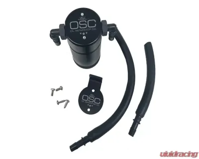 J&L Passenger Side Oil Separator 3.0 - Black Anodized Ford Lightning 1999-2004 - 3027P-B