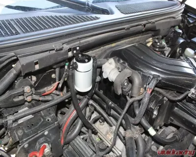 J&L Passenger Side Oil Separator 3.0 - Black Anodized Ford Lightning 1999-2004 - 3027P-B