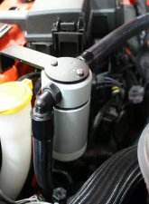 J&L 3.0 Clear Anodized Oil Separator (Passenger Side) Ford Mustang GT | GT350 2015-2022                                     - 3030P-C - Image 2