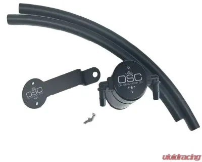 J&L Passenger Side Oil Separator 3.0 - Black Anodized Ford Fusion 2.0L EcoBoost 2013-2018 - 3032P-B