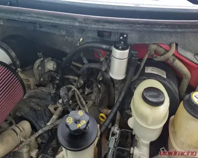 J&L 5.4L Driver Side Oil Separator 3.0 - Clear Anodized Ford F-150 2005-2010 - 3033D-C