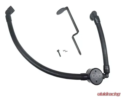 J&L Passenger Side Oil Separator 3.0 - Black Anodized Ford Fusion Sport 2.7L 202017-202018 - 3034P-B