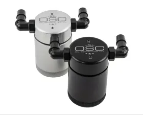 J&L Passenger Side Oil Separator 3.0 - Black Anodized Ford Flex EcoBoost V6 2010-2019