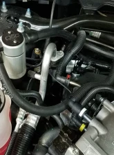 J&L Passenger Side Oil Separator 3.0 - Clear Anodized Ford Flex EcoBoost V6 2010-2019                                     - 3035P-C - Image 3