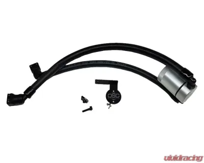 J&L Passenger Side Oil Separator 3.0 - Clear Anodized Ford F-150 | Ford F-150 Raptor 6.2L 2011-2014 - 3036P-C