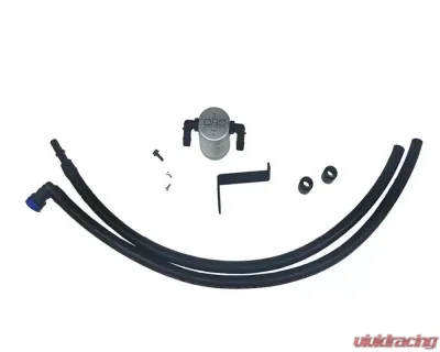J&L 2.3L Driver Side Oil Separator 3.0 - Clear Anodized Ford Ranger 2019-2020 - 3037D-C