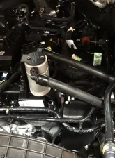 J&L 2.3L Driver Side Oil Separator 3.0 - Clear Anodized Ford Ranger 2019-2020                                     - 3037D-C - Image 2