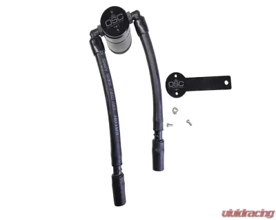 J&L Passenger Side Oil Separator 3.0 - Black Anodized Ford Fusion 1.5L EcoBoost 2013-2019 - 3039P-B