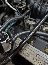 J&L Passenger Side Oil Separator 3.0 (Remote Mount) - Clear Anodized 2007-2014 Ford Mustang GT500                                     - 3040P-C - Image 3