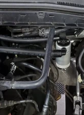J&L Passenger Side Oil Separator 3.0 - Clear Anodized Ford F-250 6.2L/7.3L 2017-2020                                     - 3042P-C - Image 3
