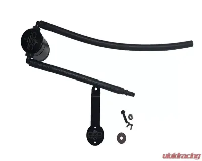 J&L Passenger Side Oil Separator 3.0 - Black Anodized Ford Mustang 5.0 302 1986-1993 - 3045P-B