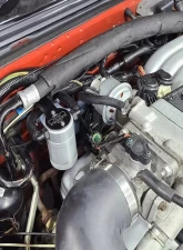 J&L Passenger Side Oil Separator 3.0 - Clear Anodized Ford Mustang 5.0 302 1986-1993                                     - 3045P-C - Image 3