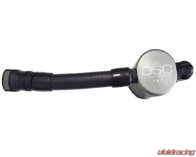 J&L Driver Side Oil Separator 3.0 V2 - Clear Anodized Ford Mustang GT 2005-2010 - 3051D-C