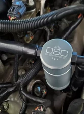 J&L Driver Side Oil Separator 3.0 V2 - Clear Anodized Ford Mustang GT 2005-2010                                     - 3051D-C - Image 3