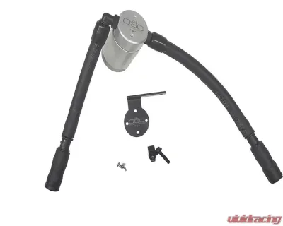 J&L Passenger Side Oil Separator 3.0 - Clear Anodized Ford Escape 1.5L EcoBoost 2016-2019 - 3053P-C