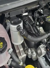 J&L Passenger Side Oil Separator 3.0 - Clear Anodized Ford Escape 1.5L EcoBoost 2016-2019                                     - 3053P-C - Image 3