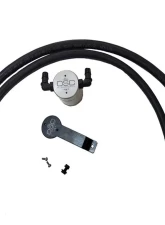 J&L Driver Side Oil Separator 3.0 - Clear Anodized Ford Explorer 2.3L EcoBoost 2020-2022                                     - 3055D-C - Image 2