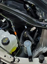 J&L Driver Side Oil Separator 3.0 - Clear Anodized Ford Explorer 2.3L EcoBoost 2020-2022                                     - 3055D-C - Image 3
