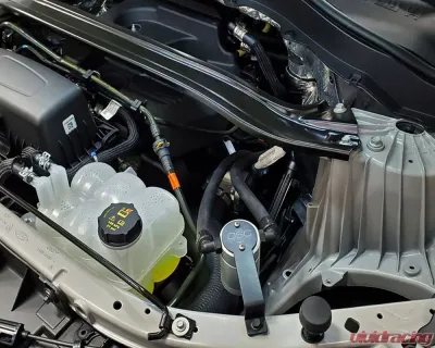 J&L Driver Side Oil Separator 3.0 - Clear Anodized Ford Explorer 2.3L EcoBoost 2020-2022 - 3055D-C