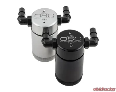 J&L Driver Side Oil Separator 3.0 - Black Anodized Dodge Hellcat 6.2L Hemi 2015-2017 - 3060D-B