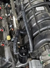 J&L Passenger Side Oil Separator 3.0 - Black Anodized Dodge Charger 5.7L Hemi 2005-2022                                     - 3061P-B - Image 3