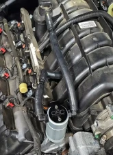 J&L Passenger Side Oil Separator 3.0 - Clear Anodized Dodge Charger 5.7L Hemi 2005-2022                                     - 3061P-C - Image 3