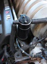 J&L Passenger Side Oil Separator 3.0 - Black Anodized Dodge Charger 6.1L Hemi 2005-2010                                     - 3062P-B - Image 2