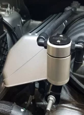 J&L Passenger Side Oil Separator 3.0 - Clear Anodized Dodge Charger SRT 6.4L Hemi 2011-2022                                     - 3063P-C - Image 2
