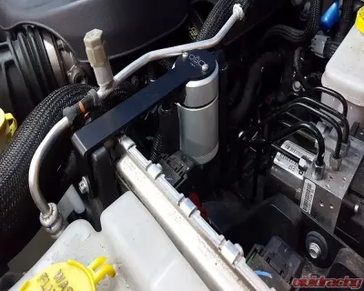 J&L Passenger Side Oil Separator 3.0 - Black Anodized Jeep Wrangler JK 3.6L 2012-2017 - 3064D-B