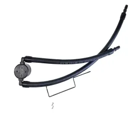J&L 5.7L Passenger Side Oil Separator 3.0 - Black Anodized Jeep Grand Cherokee 2011-2019