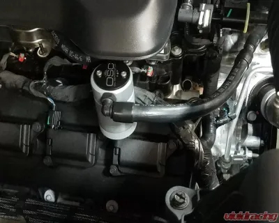 J&L Passenger Side Oil Separator 3.0 - Clear Anodized Dodge Ram 1500 5.7L 2019-2022 - 3067P-C