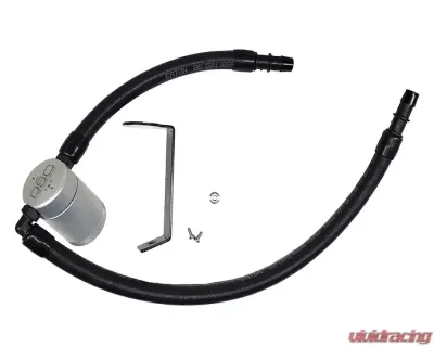 J&L Oil Separator 3.0 - Clear Anodized 3.6L V6 Dodge Charger | Challenger | Chrysler 300C 2011-2022 - 3068P-C