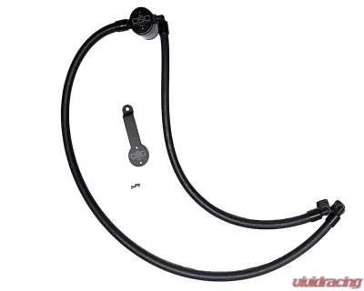 J&L Driver Side Oil Separator 3.0 - Black Anodized Jeep Wrangler 2.0L (Excl Hybrid Models) 2020-2022 - 3070D-B