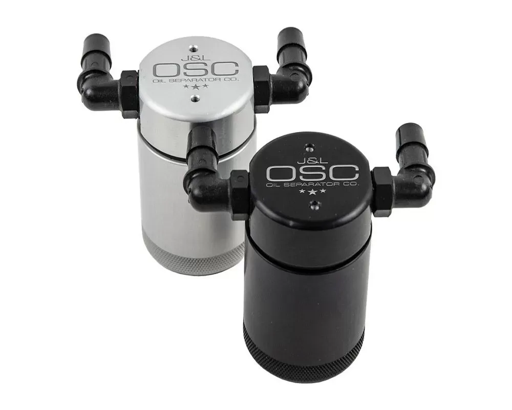 J&L Driver Side Oil Separator 3.0 - Clear Anodized Jeep Wrangler 2.0L (Excl Hybrid Models) 2020-2022 - 3070D-C