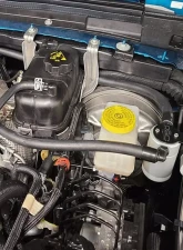 J&L Driver Side Oil Separator 3.0 - Clear Anodized Jeep Wrangler 2.0L (Excl Hybrid Models) 2020-2022                                     - 3070D-C - Image 3