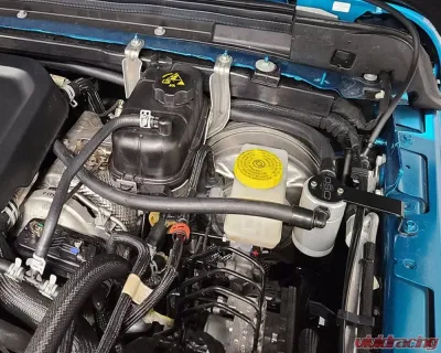 J&L Driver Side Oil Separator 3.0 - Clear Anodized Jeep Wrangler 2.0L (Excl Hybrid Models) 2020-2022 - 3070D-C