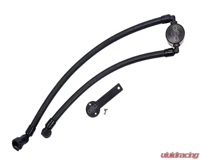 J&L Passenger Side Oil Separator 3.0 - Black Anodized Ram TRX 6.2L Supercharged 2021-2024 - 3071P-B