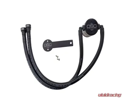 J&L Driver Side Oil Separator 3.0 - Black Anodized Chevrolet Camaro LT1 6.2L 2016-2020 - 3081D-B
