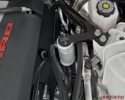 J&L Drivers Side Oil Separator 3.0 - Clear Anodized Chevrolet Camaro LT1 6.2L 2016-2020 - 3081D-C
