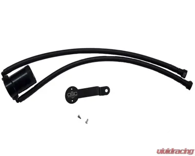 J&L Driver Side Oil Separator 3.0 - Black Anodized Chevy/GM Truck/SUV 5.3L V8 2014-2018 - 3085D-B