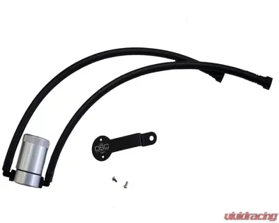 J&L Driver Side Oil Separator 3.0 - Clear Anodized Chevy/GM Truck/SUV 5.3L V8 2014-2018 - 3085D-C