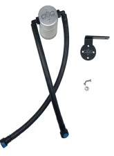 J&L Driver Side Oil Separator 3.0 - Clear Anodized Chevrolet Silverado/GMC Sierra 1500 5.3L V8 2019-2022                                     - 3086D-C - Image 2