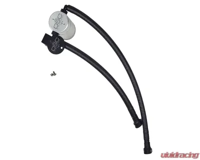 J&L Driver Side Oil Separator 3.0 - Clear Anodized Chevrolet Corvette LT1 6.2L 2014-2019 - 3087D-C