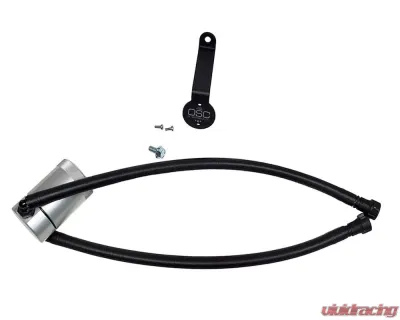 J&L Drivers Side Oil Separator 3.0 - Clear Anodi Chevy Silverado/GMC Sierra 2500/3500 6.6L 2020-2022 - 3089D-C