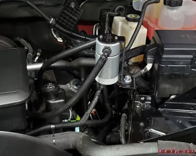 J&L Drivers Side Oil Separator 3.0 - Clear Anodi Chevy Silverado/GMC Sierra 2500/3500 6.6L 2020-2022 - 3089D-C