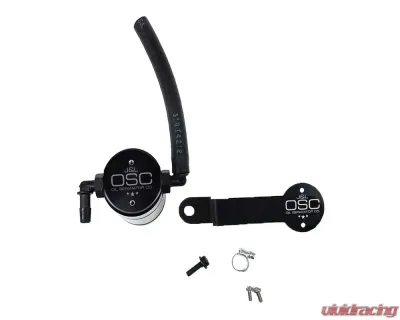 J&L Passenger Side Oil Separator 3.0 - Black Anodized Honda Civic Type R 2017-2021 - 3100P-B