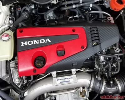 J&L Passenger Side Oil Separator 3.0 - Black Anodized Honda Civic Type R 2017-2021 - 3100P-B